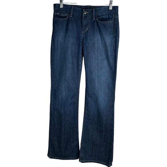 Anthropologie x Joe's Jeans 27 The Provocateur Low-Rise Bootcut Jeans Dark Wash - Picture 2 of 9
